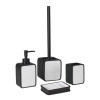 Mydelniczka CLASSY 11,5x8,5x2 cm, kol. czarny - 5903754823459