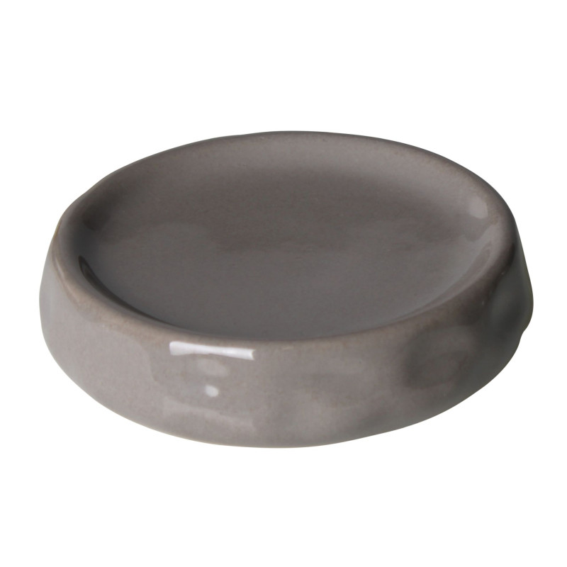 Mydelniczka CLAY, 11x11x2 cm, kol. szary - 5903754819391