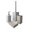 Szczotka do WC PUNCH, 10x10x39, 5cm, kolor kremowy - 5908262463555