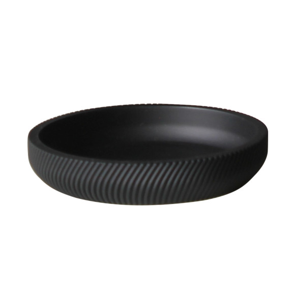 Mydelniczka RIBS, 10x10x2 cm, kol. czarny - 5903754823619