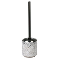 Szczotka do WC VENEZIA, 11x11x39, 5 cm, kolor srebrny - 5908262425010
