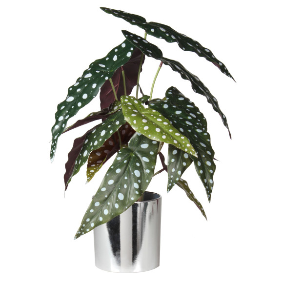 Sztuczna roślina Begonia 39 cm jak prawdziwa - 5903754802898