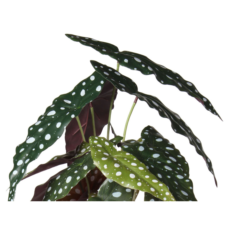 Sztuczna roślina Begonia 39 cm jak prawdziwa - 5903754802898