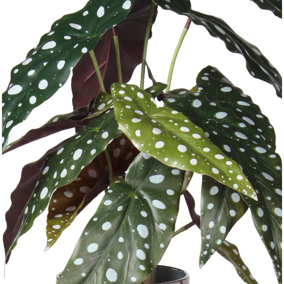 Sztuczna roślina Begonia 39 cm jak prawdziwa - 5903754802898