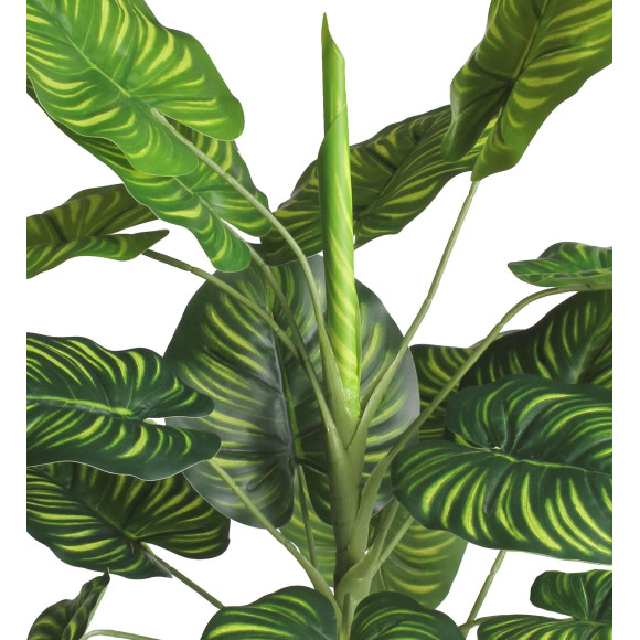 Sztuczny kwiat w doniczce MARANTA - 45 cm - zielony - 5908262469854