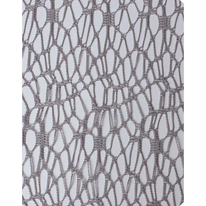 Firana z kółkami REDA 140x245 cm kolor szary - 5908262453655