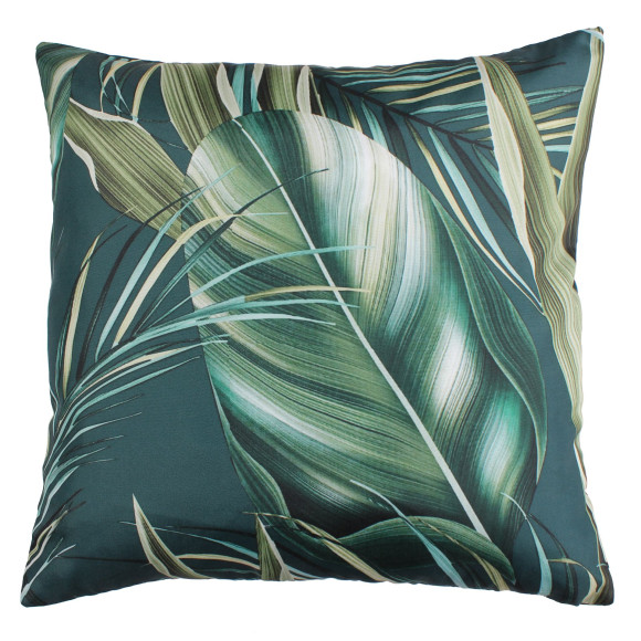 Poduszka druk FIJI 45x45 cm. kolor morski