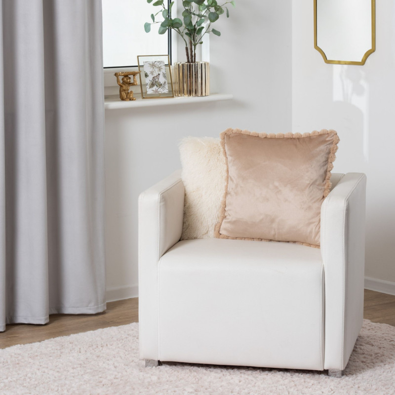 Poduszka GENTIL 45x45 cm, kolor beżowy