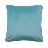 Poszewka aksamitna Velutto niebieska 45x45 cm - 5903754802577