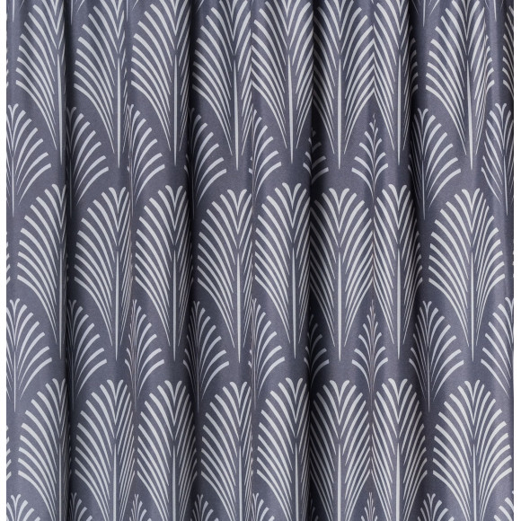 Zasłona z kółkami BRAZIL 140x260 cm, kol. zielony - 5903754816413