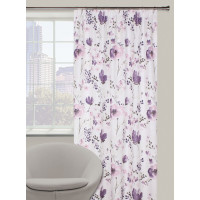 Zasłona z taśmą LIVADI 140x245 cm, kolor fiolet - 5908262439505