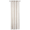 Zasłona z kółkami MARBLE 140x260cm, kol. beż krem złoto - 5903754821059