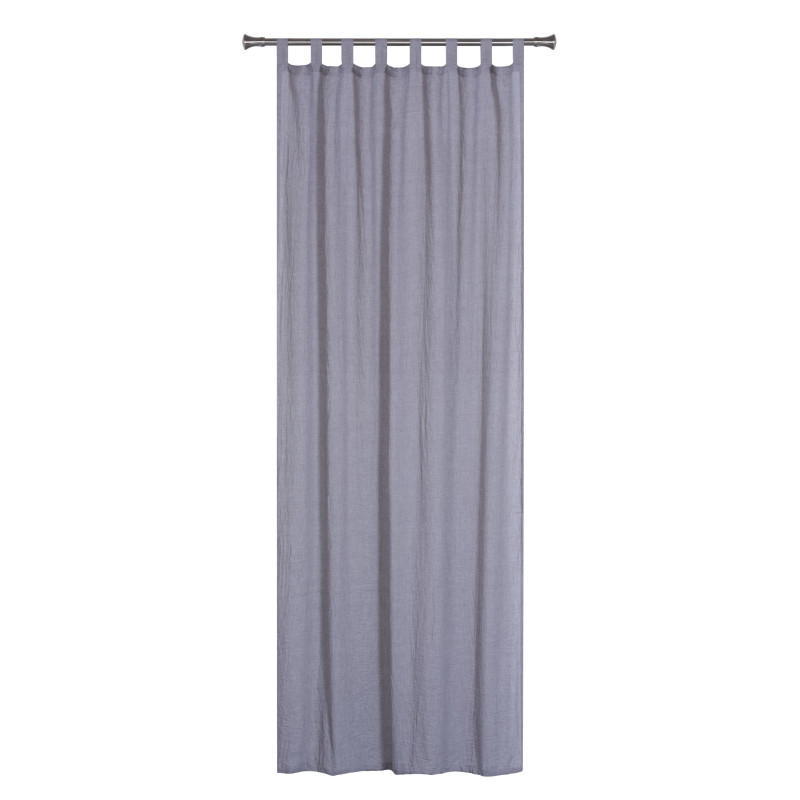 Zasłona MELLOW z patkami 140x280 cm kol. taupe - 5903754802256