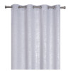 Zasłona PLATA z kółkami 140x260 cm kol. jasnoszary - 5903754803598