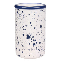 Kubek ENAMEL 7x7x12cm, kolor biały - 5908262409379