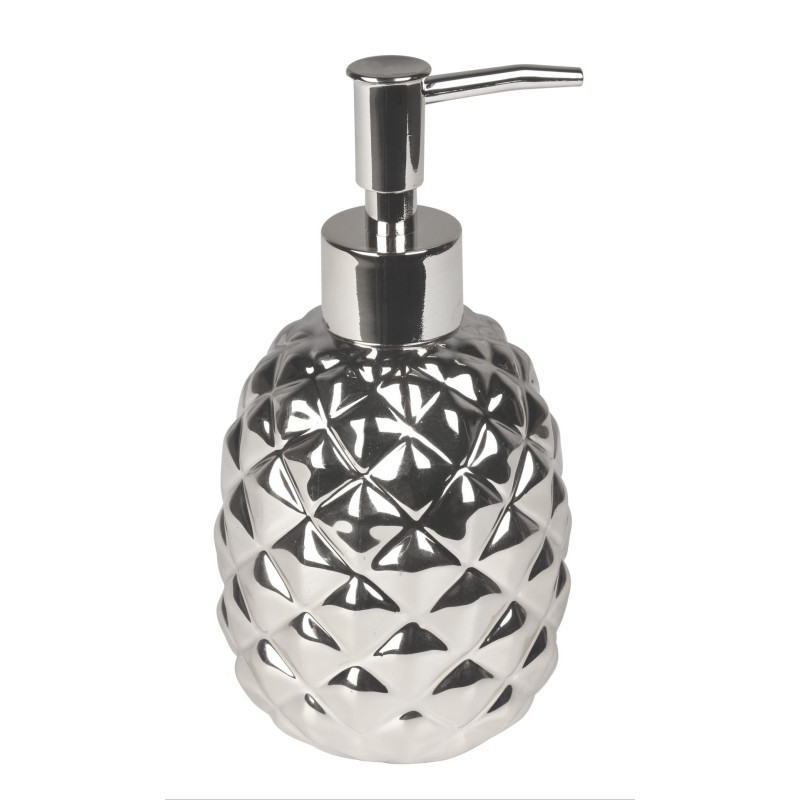 Dozownik do mydła w płynie PINEAPPLE 9x17 Srebrny