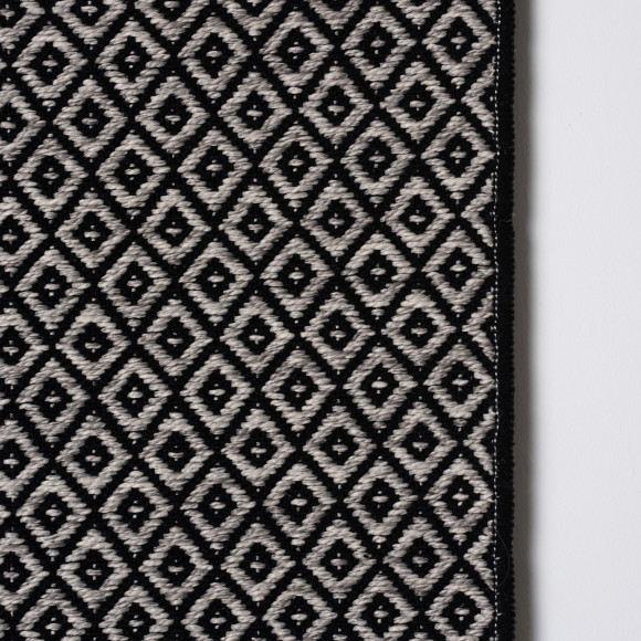 Dywan tkany DANDO, 50x80cm, kol. szary - 5903754835186