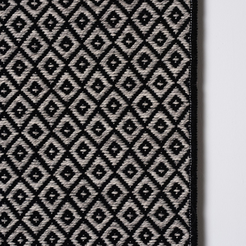 Dywan tkany DANDO, 50x80cm, kol. szary - 5903754835186