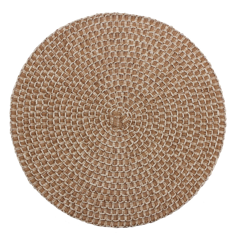 Podkładka DOLORITA, śr.38cm, kol. jasny brąz - 5903754815119