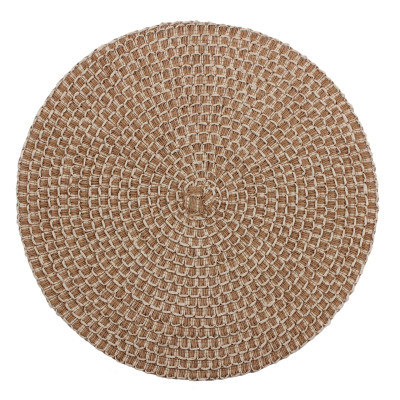 Podkładka DOLORITA, śr.38cm, kol. jasny brąz - 5903754815119