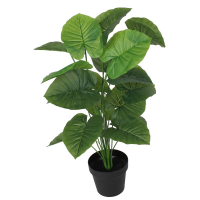 Sztuczna roślina w doniczce ALOCASIA-85cm - 5903754832475