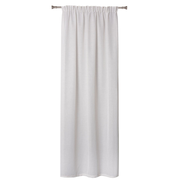 Zasłona z taśmą LINE 140x260 cm beige - 5903754817533