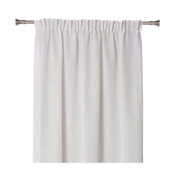 Zasłona z taśmą LINE 140x260 cm beige - 5903754817533