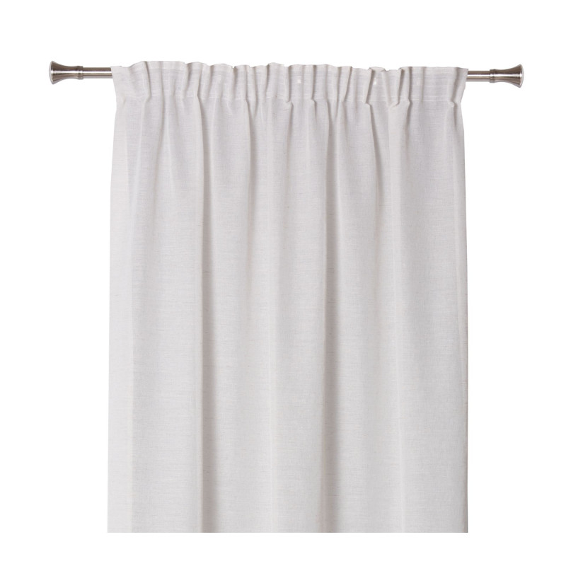 Zasłona z taśmą LINE 140x260 cm beige - 5903754817533