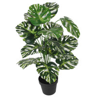 Sztucz. roślina w donicz. MONSTERA VARIEGATA-85cm - 5903754832482
