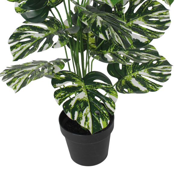 Sztucz. roślina w donicz. MONSTERA VARIEGATA-85cm - 5903754832482