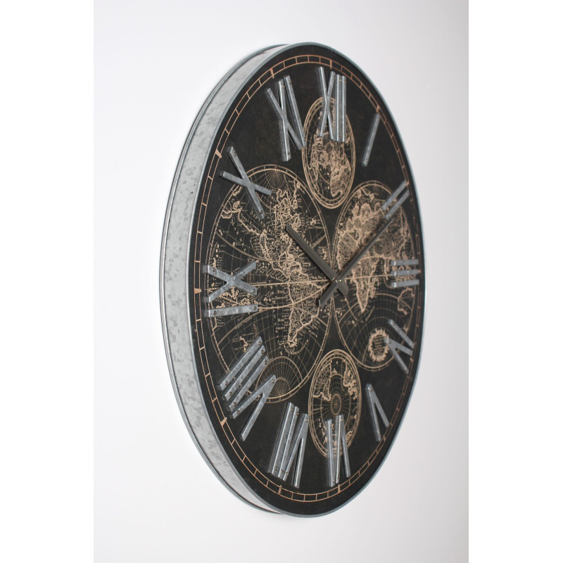 zegar ścienny IRON śr.60x4,5cm-MC