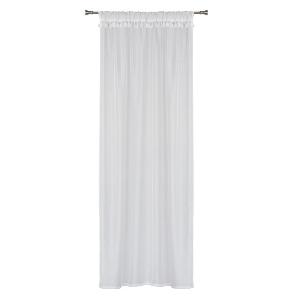 Firanka z tunelem AZUL 140/260 cm, kolor biały