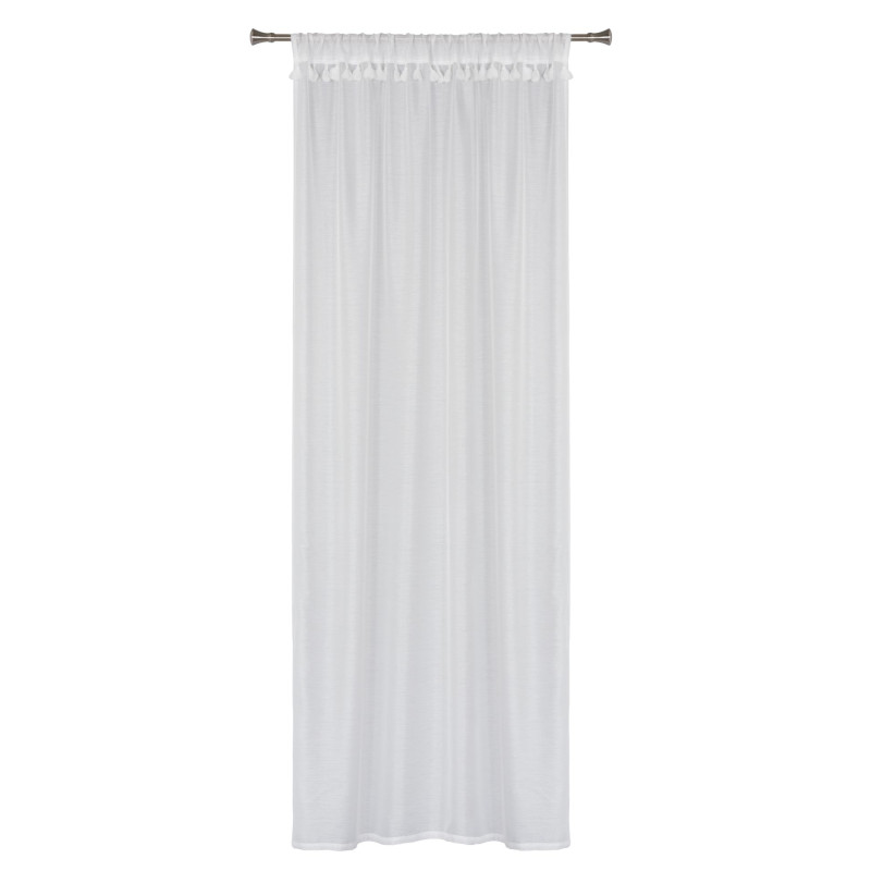 Firanka z tunelem AZUL 140/260 cm, kolor biały