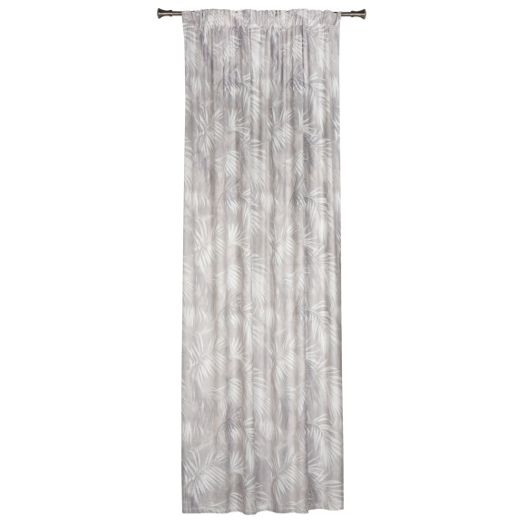 Zasłona z taśmą SINGA 140x260 cm kolor taupe