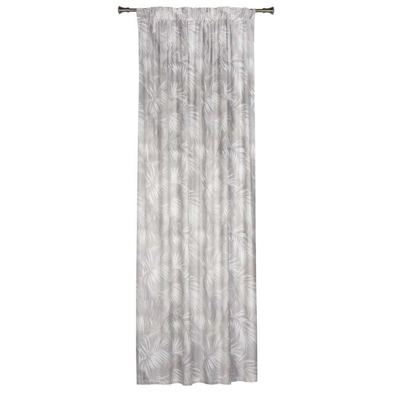 Zasłona z taśmą SINGA 140x260 cm kolor taupe