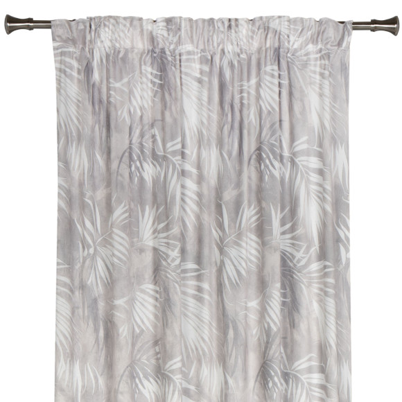 Zasłona z taśmą SINGA 140x260 cm kolor taupe