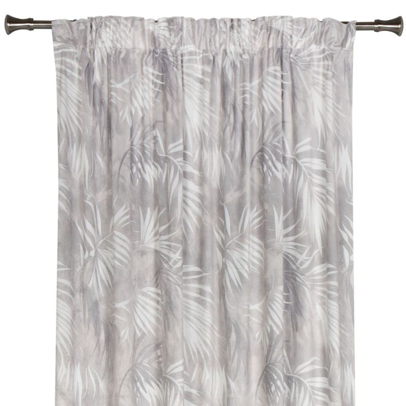 Zasłona z taśmą SINGA 140x260 cm kolor taupe