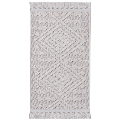 Dywan tkany YUKARI, kanun 50x80cm, kolor beżowy