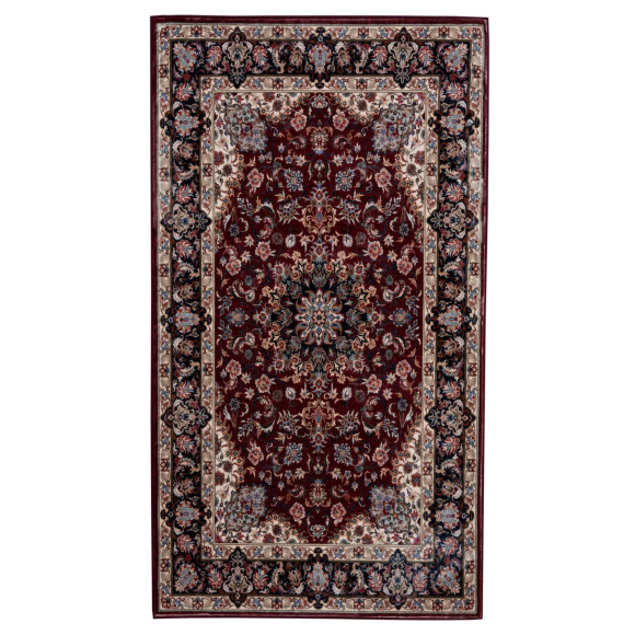Dywan druk. FUSA, fake mink,50x80cm, kolor bordowy