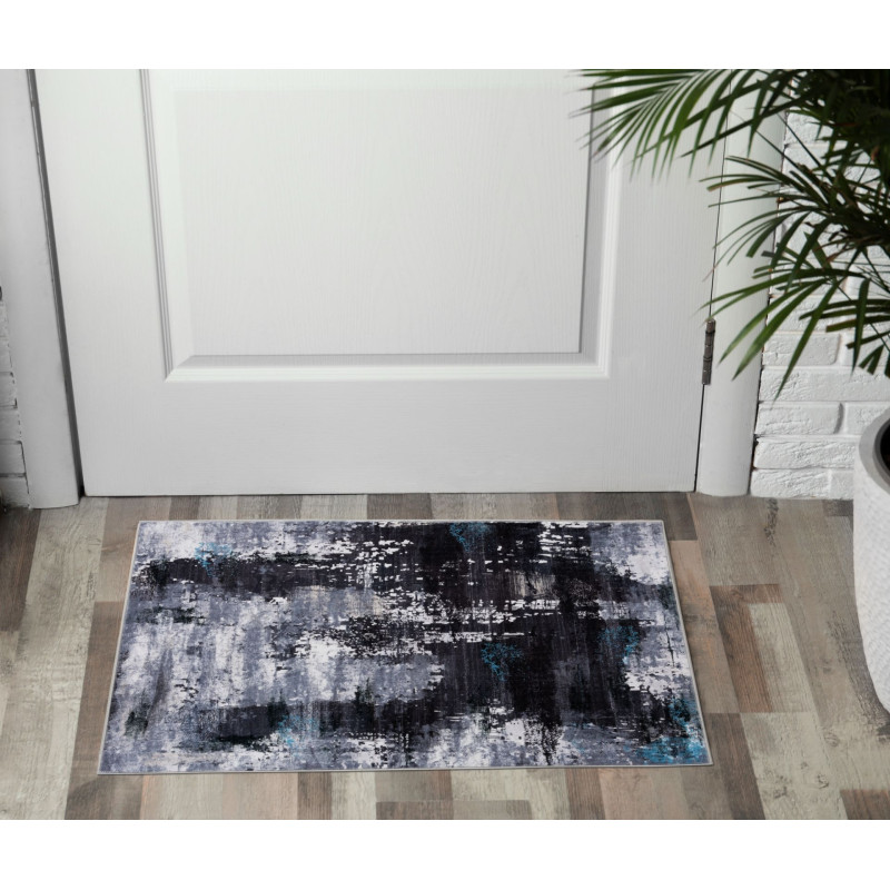 Dywan druk. KOBE, fake mink,50x80cm, wielokolorowy