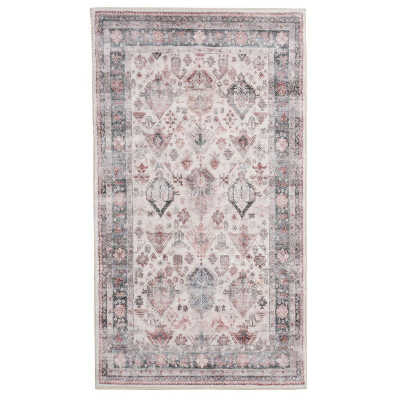 Dywan druk. NOMI, faux wool,50x80cm, wielokolorowy