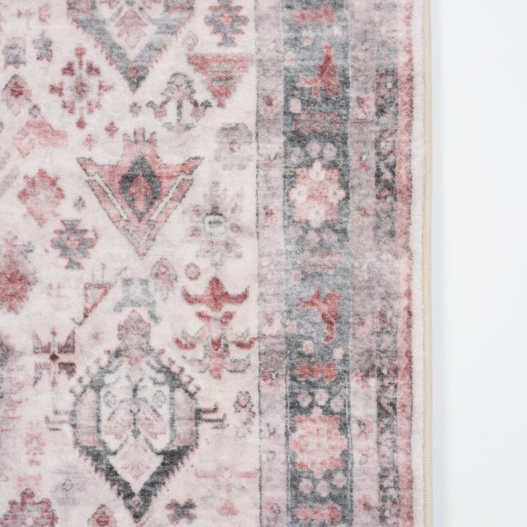 Dywan druk. NOMI, faux wool,50x80cm, wielokolorowy