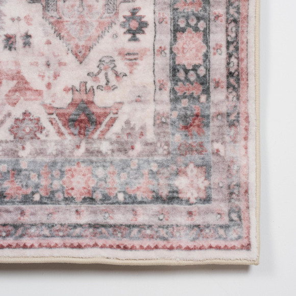 Dywan druk. NOMI, faux wool,50x80cm, wielokolorowy
