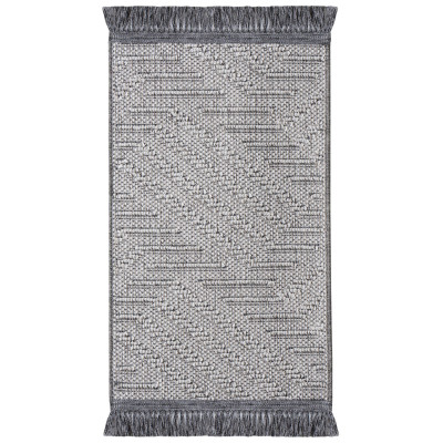 Dywan tkany DEMIRA, kanun 50x80cm, kolor szary