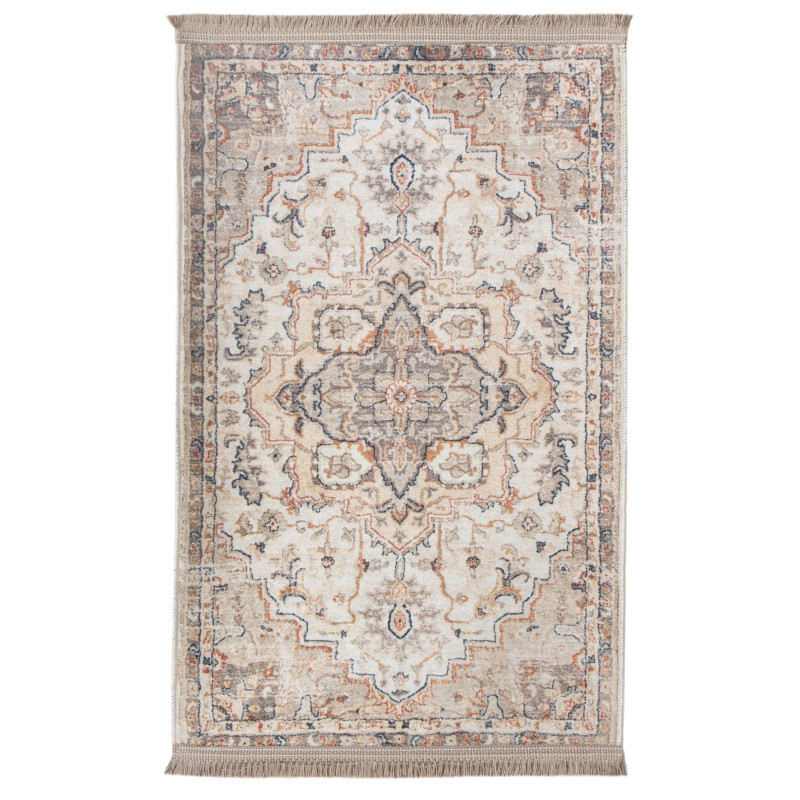 Dywan drukowany ECHO, petra 50x80cm, kolor beżowy