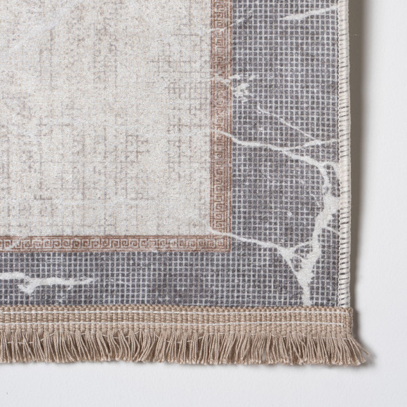 Dywan drukowany NOVA, petra 50x80cm, kolor beżowy