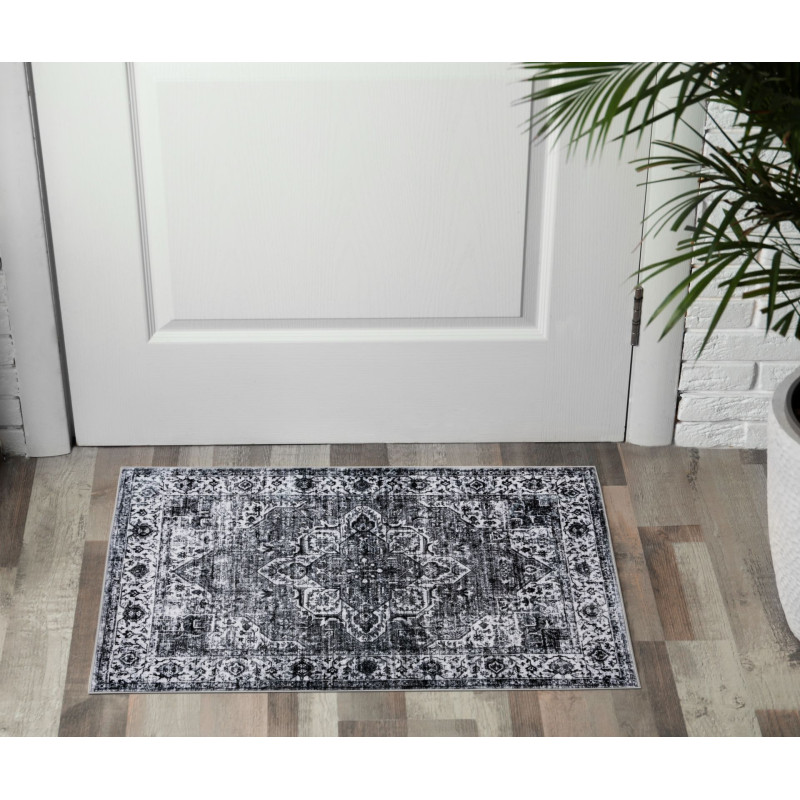 Dywan druk. HIDA, fake mink,50x80cm, wielokolorowy