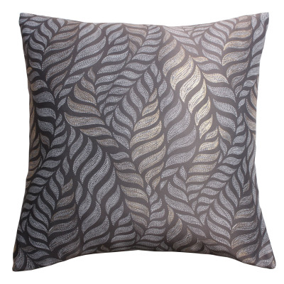 Poszewka ALLORO 45x45 cm, taupe/zł. nadruk 2S