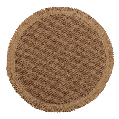 Podkładka CERRO, śr.38cm, kolor jasny brąz