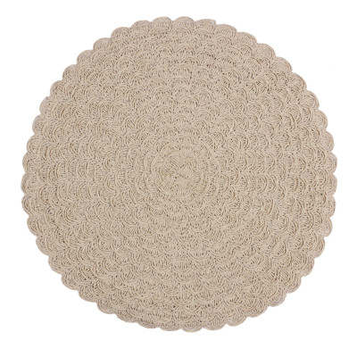 Podkładka CUBA, śr. 38 cm, kolor naturalny beż
